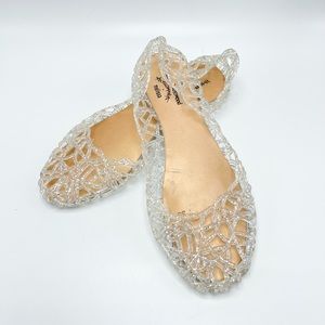 Sparkly Jelly Flats